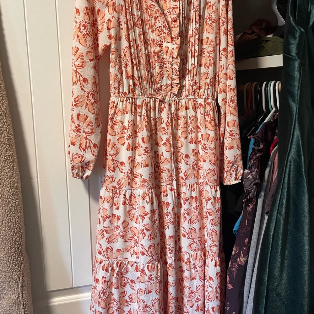 Floral Long Sleeve Dress